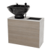 Glo Shampoo Backwash with Solid Surface Waterfall Top - Kaemark