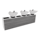 Glo Triple Shampoo Backwash with Solid Surface Waterfall Top - Kaemark