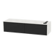 Glo Wall Mount Styling Station with Nestled Appliance Holder and Solid Surface Countertop (Cabinet Only) - Kaemark