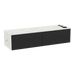 Glo Wall Mount Styling Station with Nestled Appliance Holder and Solid Surface Countertop (Cabinet Only) - Kaemark