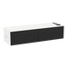 Glo Wall Mount Styling Station with Nestled Appliance Holder and Solid Surface Countertop (Cabinet Only) - Kaemark