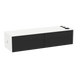 Glo Wall Mount Styling Station with Nestled Appliance Holder and Solid Surface Countertop (Cabinet Only) - Kaemark