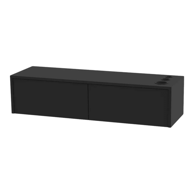 Glo Wall Mount Styling Station with Nestled Appliance Holder (Cabinet Only) - Kaemark