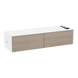 Glo Wall Mount Styling Station with Nestled Appliance Holder and Solid Surface Countertop (Cabinet Only) - Kaemark