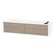 Glo Wall Mount Styling Station with Nestled Appliance Holder and Solid Surface Countertop (Cabinet Only) - Kaemark