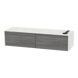 Glo Wall Mount Styling Station with Nestled Appliance Holder and Solid Surface Countertop (Cabinet Only) - Kaemark