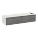 Glo Wall Mount Styling Station with Nestled Appliance Holder and Solid Surface Countertop (Cabinet Only) - Kaemark