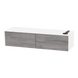 Glo Wall Mount Styling Station with Nestled Appliance Holder and Solid Surface Countertop (Cabinet Only) - Kaemark