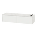 Glo Wall Mount Styling Station with Nestled Appliance Holder and Solid Surface Countertop (Cabinet Only) - Kaemark