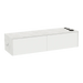 Glo Wall Mount Styling Station with Nestled Appliance Holder and Solid Surface Countertop (Cabinet Only) - Kaemark