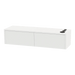 Glo Wall Mount Styling Station with Nestled Appliance Holder and Solid Surface Countertop (Cabinet Only) - Kaemark