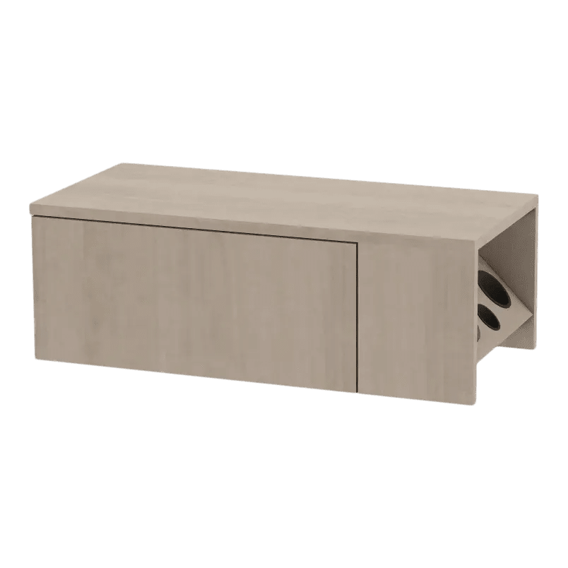 Glo Wall Mount Styling Station with Concealed Appliance Holder (Cabinet Only) - Kaemark