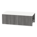 Glo Wall Mount Styling Station with Concealed Appliance Holder and Solid Surface Countertop (Cabinet Only) - Kaemark