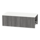 Glo Wall Mount Styling Station with Concealed Appliance Holder and Solid Surface Countertop (Cabinet Only) - Kaemark