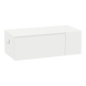 Glo Wall Mount Styling Station with Concealed Appliance Holder and Solid Surface Countertop (Cabinet Only) - Kaemark