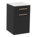 Glo Wall Mount Styling Station with Tilt-out Appliance Holder and Solid Surface Countertop (Cabinet Only) - Kaemark