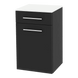 Glo Wall Mount Styling Station with Tilt-out Appliance Holder and Solid Surface Countertop (Cabinet Only) - Kaemark