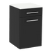 Glo Wall Mount Styling Station with Tilt-out Appliance Holder and Solid Surface Countertop (Cabinet Only) - Kaemark