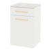 Glo Wall Mount Styling Station with Tilt-out Appliance Holder and Solid Surface Countertop (Cabinet Only) - Kaemark