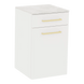 Glo Wall Mount Styling Station with Tilt-out Appliance Holder and Solid Surface Countertop (Cabinet Only) - Kaemark