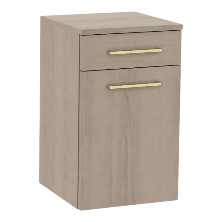 Glo Wall Mount Styling Station with Tilt-out Appliance Holder (Cabinet Only) - Kaemark
