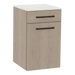 Glo Wall Mount Styling Station with Tilt-out Appliance Holder and Solid Surface Countertop (Cabinet Only) - Kaemark