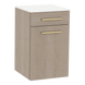 Glo Wall Mount Styling Station with Tilt-out Appliance Holder and Solid Surface Countertop (Cabinet Only) - Kaemark