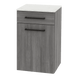Glo Wall Mount Styling Station with Tilt-out Appliance Holder and Solid Surface Countertop (Cabinet Only) - Kaemark