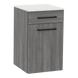 Glo Wall Mount Styling Station with Tilt-out Appliance Holder and Solid Surface Countertop (Cabinet Only) - Kaemark