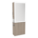 Glo Double Operator Styling Station with Slide-out Appliance Holder and Silver Rectangle Glo Mirror - Kaemark