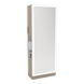 Glo Double Operator Styling Station with Slide-out Appliance Holder and Silver Full-Length Rectangle Glo Mirror - Kaemark
