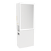 Glo Double Operator Styling Station with Slide-out Appliance Holder and Silver Rectangle Glo Mirror - Kaemark