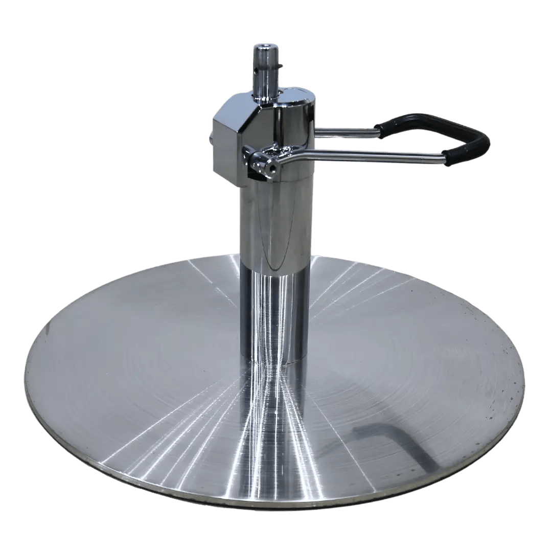 Flat Round Chrome Chair Base - Kaemark