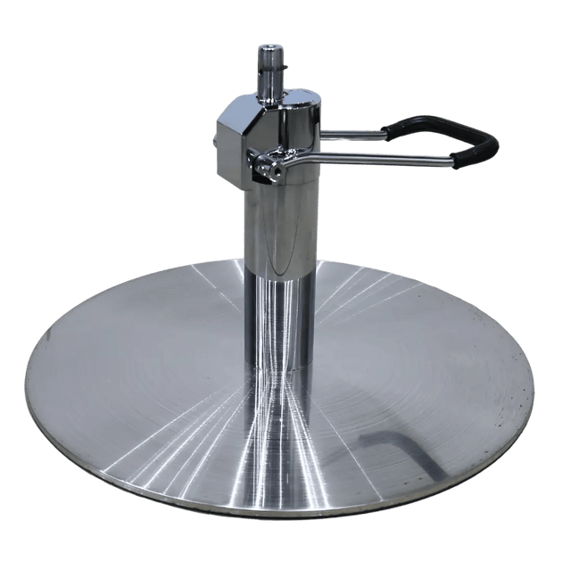 Flat Round Chrome Chair Base - Kaemark