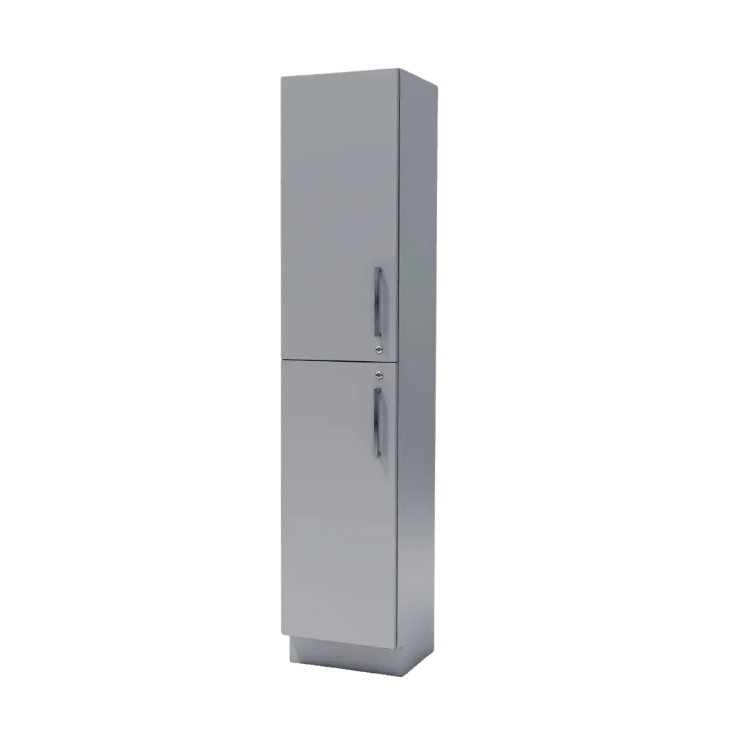 Leo Double Stack Lockers with Key Lock - Kaemark