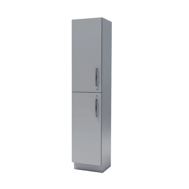 Leo Double Stack Lockers with Key Lock - Kaemark