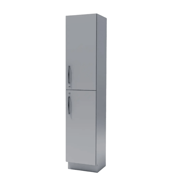 Leo Double Stack Lockers with Key Lock - Kaemark