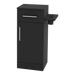 Nova Tower Free Standing Styling Station with Side-Mount Appliance Holder (Cabinet Only) - Kaemark