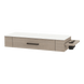 Nova Wall Mount Styling Station with Side-Mount Appliance Holder and Solid Surface Countertop (Cabinet Only) - Kaemark