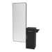 Nova Tower Free Standing Styling Station with Side-Mount Appliance Holder and Black Full-Length Rectangle Westin Mirror - Kaemark