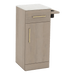 Nova Tower Free Standing Styling Station with Side-Mount Appliance Holder and Solid Surface Countertop (Cabinet Only) - Kaemark