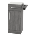 Nova Tower Free Standing Styling Station with Side-Mount Appliance Holder and Solid Surface Countertop (Cabinet Only) - Kaemark