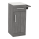 Nova Tower Free Standing Styling Station with Side-Mount Appliance Holder and Solid Surface Countertop (Cabinet Only) - Kaemark