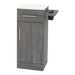 Nova Tower Free Standing Styling Station with Side-Mount Appliance Holder and Solid Surface Countertop (Cabinet Only) - Kaemark