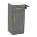 Nova Tower Free Standing Styling Station with Side-Mount Appliance Holder and Solid Surface Countertop (Cabinet Only) - Kaemark