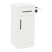 Nova Tower Free Standing Styling Station with Side-Mount Appliance Holder and Solid Surface Countertop (Cabinet Only) - Kaemark