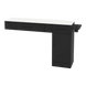 Nova Combo Wall Mount Styling Station with Side-Mount Appliance Holder and Solid Surface Countertop (Cabinet Only) - Kaemark