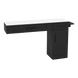 Nova Combo Wall Mount Styling Station with Side-Mount Appliance Holder and Solid Surface Countertop (Cabinet Only) - Kaemark