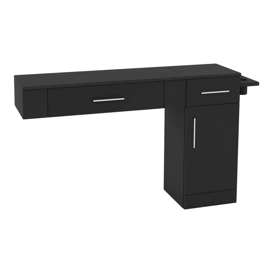 Nova Combo Wall Mount Styling Station with Side-Mount Appliance Holder (Cabinet Only) - Kaemark