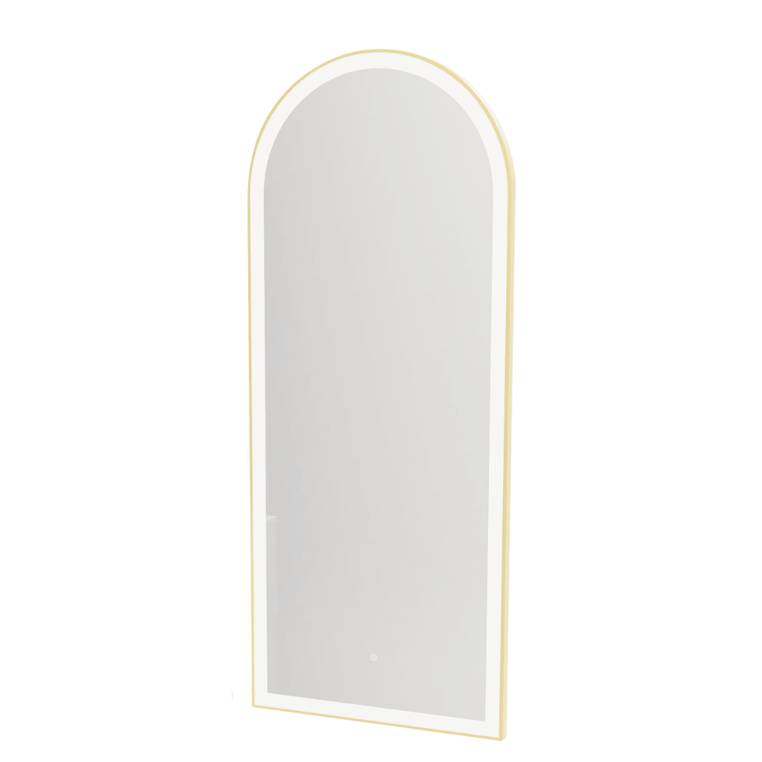 Paloma Gold Full-length Arch Mirror - Kaemark